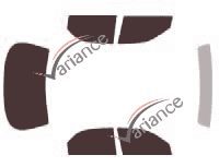 Mazda tinted film kit 626 (4) Sedan 4 doors (1992 - 1997) Mazda tinted film kit 626 (4) Sedan 4 doors (1992 - 1997)