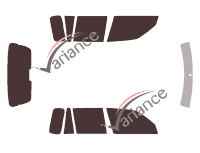 Mazda Demio (1) 5-door (1997 - 2004) tinted film kit Mazda Demio (1) 5-door (1997 - 2004) tinted film kit