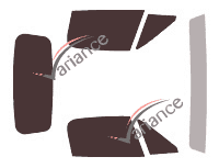 Mazda MX-5 (2) Cabriolet 2-door (1999 - 2005) tinted film kit Mazda MX-5 (2) Cabriolet 2-door (1999 - 2005) tinted film kit