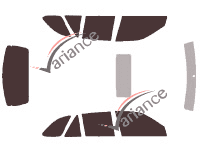 Mazda Protege (6) 5-door tinted film kit (2001 - 2009) Mazda Protege (6) 5-door tinted film kit (2001 - 2009)