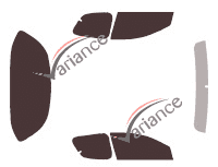 Mazda RX-8 Coupe 5-door tinted film kit (2003 - 2012) Mazda RX-8 Coupe 5-door tinted film kit (2003 - 2012)