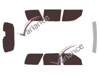 Mazda Tribute 5-door tinted film kit (2001 - 2007) Mazda Tribute 5-door tinted film kit (2001 - 2007)