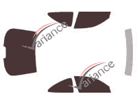 Tinted film kit Mercedes-Benz CLK (1) 2-door coupé (1997 - 2002) Tinted film kit Mercedes-Benz CLK (1) 2-door coupé (1997 - 2002)