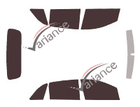 Tinted film kit Mercedes-Benz B-Class (1) 5 doors (2005 - 2012) Tinted film kit Mercedes-Benz B-Class (1) 5 doors (2005 - 2012)