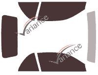 Tinted film kit Bmw 3 Series (4) Cabriolet 2 doors (1999 - 2005) Tinted film kit Bmw 3 Series (4) Cabriolet 2 doors (1999 - 2005)