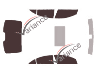 Tinted film kit Mercedes-Benz CLS (1) 4-door coupé (2004 - 2011) Tinted film kit Mercedes-Benz CLS (1) 4-door coupé (2004 - 2011)