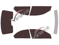 Tinted film kit Bmw 3 Series (4) Compact 3 doors (2001 - 2006) Tinted film kit Bmw 3 Series (4) Compact 3 doors (2001 - 2006)