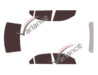 Mercury Zephir 4 porte Sedan kit pellicola colorata (2006 - 2012) Mercury Zephir 4 porte Sedan kit pellicola colorata (2006 - 2012)