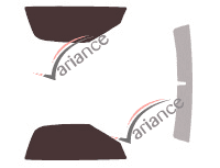 Kit film teinté MG TF Cabriolet 2 portes (1995 - 2005) Kit film teinté MG TF Cabriolet 2 portes (1995 - 2005)