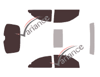Tönungsfolien-Kit MG ZR 3-Türer (2001 - 2005) Tönungsfolien-Kit MG ZR 3-Türer (2001 - 2005)