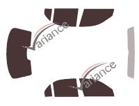 Kit film teinté MG ZT Berline 4 portes (2001 - 2006)