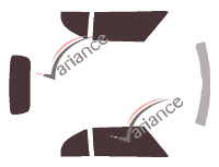 Mini One and Cooper (1) 2-door convertible (2004 - 2009) tinted film kit Mini One and Cooper (1) 2-door convertible (2004 - 2009) tinted film kit