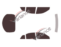 Kit film teinté Mitsubishi Carisma 5 portes (1995 - 2003)