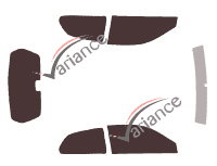 Tinted film kit Mitsubishi Colt (5) 3 doors (1996 - 2004) Tinted film kit Mitsubishi Colt (5) 3 doors (1996 - 2004)