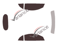 Tinted film kit Mitsubishi Eclipse (3) 2-door convertible (2000 - 2006) Tinted film kit Mitsubishi Eclipse (3) 2-door convertible (2000 - 2006)