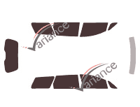 Tinted film kit Mitsubishi Grandis (1) 5-door (2003 - 2011) Tinted film kit Mitsubishi Grandis (1) 5-door (2003 - 2011)