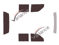 Tinted film kit Mitsubishi L200 (3) Double Cab Pick-up 4 doors (1996 - 2006) Tinted film kit Mitsubishi L200 (3) Double Cab Pick-up 4 doors (1996 - 2006)