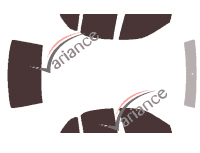 Tinted film kit Mitsubishi Mirage (5) 4-door sedan (1995 - 2003) Tinted film kit Mitsubishi Mirage (5) 4-door sedan (1995 - 2003)