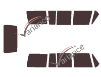 Mitsubishi Montero (1) 5-door (1982 - 1991) tinted film kit Mitsubishi Montero (1) 5-door (1982 - 1991) tinted film kit