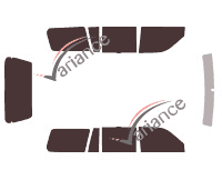 Tinted film kit Mitsubishi Pajero Sport (1) 5-door (1997 - 2008) Tinted film kit Mitsubishi Pajero Sport (1) 5-door (1997 - 2008)