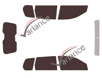 Tinted film kit Mitsubishi Space-Star (1) Star 5 doors (1998 - 2006) Tinted film kit Mitsubishi Space-Star (1) Star 5 doors (1998 - 2006)