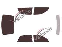 Tinted film kit Mitsubishi Diamante (2) 4-door sedan (2000 - 2006) Tinted film kit Mitsubishi Diamante (2) 4-door sedan (2000 - 2006)