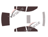 Nissan Altima (3) 4-door sedan (2001 - 2006) tinted film kit Nissan Altima (3) 4-door sedan (2001 - 2006) tinted film kit