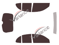 Nissan Micra (3) 5 doors (2002 - 2010) tinted film kit Nissan Micra (3) 5 doors (2002 - 2010) tinted film kit