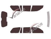 Nissan Primera (2) 5-door Estate (1997 - 2002) Tinted Film Kit Nissan Primera (2) 5-door Estate (1997 - 2002) Tinted Film Kit