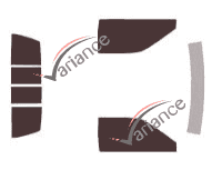 Nissan Truck 2 door tinted film kit (1988 - 1997) Nissan Truck 2 door tinted film kit (1988 - 1997)