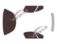 Opel Tigra Coupe 3-door tinted film kit (1994 - 2001) Opel Tigra Coupe 3-door tinted film kit (1994 - 2001)