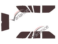 Kit film teinté Opel Frontera (A) 5 portes (1991 - 1998) Kit film teinté Opel Frontera (A) 5 portes (1991 - 1998)