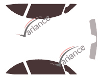 Peugeot 307 (1) CC 2 porte (2001 - 2009) kit pellicola colorata Peugeot 307 (1) CC 2 porte (2001 - 2009) kit pellicola colorata