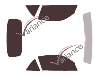 Tinted Film Kit Porsche 911 (5) Cabriolet 2-door (1998 - 2005) Tinted Film Kit Porsche 911 (5) Cabriolet 2-door (1998 - 2005)