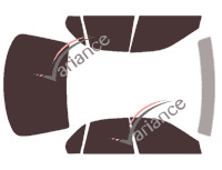 Tinted film kit Rover 600 Sedan 4 doors (1992 - 1999) Tinted film kit Rover 600 Sedan 4 doors (1992 - 1999)