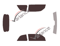 Tinted film kit Saab 9000 Cabriolet 2-door (1986 - 1994) Tinted film kit Saab 9000 Cabriolet 2-door (1986 - 1994)