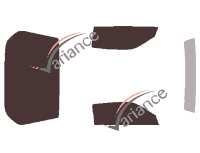 Chevrolet Camaro (3) Coupe 2-door tinted film kit (1982 - 1989) Chevrolet Camaro (3) Coupe 2-door tinted film kit (1982 - 1989)