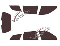 Tinted film kit Alfa Romeo 156 Sport Wagon 5 doors (2000 - 2006) Tinted film kit Alfa Romeo 156 Sport Wagon 5 doors (2000 - 2006)