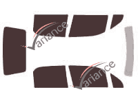 Chevrolet Matiz 5-door tinted film kit (1998 - 2005) Chevrolet Matiz 5-door tinted film kit (1998 - 2005)