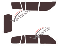 Suzuki Grand Vitara (2) XL7 5-door (2001 - 2006) tinted film kit Suzuki Grand Vitara (2) XL7 5-door (2001 - 2006) tinted film kit