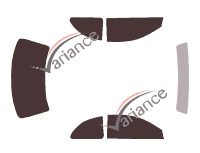 Toyota Celica (6) Coupe 2 doors (1993 - 1999) tinted film kit Toyota Celica (6) Coupe 2 doors (1993 - 1999) tinted film kit