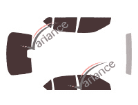 Toyota Prius (1) 5-door (1997 - 2004) tinted film kit Toyota Prius (1) 5-door (1997 - 2004) tinted film kit