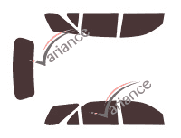 Toyota Hilux (7) SW 5-door tinted film kit (2005 - 2015) Toyota Hilux (7) SW 5-door tinted film kit (2005 - 2015)