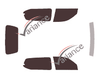 Kit film teinté Toyota Land Cruiser (11) 3 portes (2003 - 2009) Kit film teinté Toyota Land Cruiser (11) 3 portes (2003 - 2009)