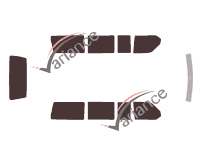 Kit film teinté Volkswagen Transporter T4 (4) Court 4 portes (1990 - 2003) Kit film teinté Volkswagen Transporter T4 (4) Court 4 portes (1990 - 2003)