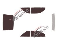 Tönungsfolienkit Volkswagen Corrado Coupe 3-Türer (1989 - 1997) Tönungsfolienkit Volkswagen Corrado Coupe 3-Türer (1989 - 1997)