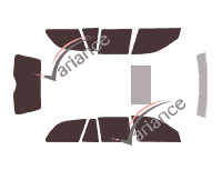 Tinted film kit Bmw Serie 5 / i5 (4) Touring Estate 5 doors (1997 - 2004) Tinted film kit Bmw Serie 5 / i5 (4) Touring Estate 5 doors (1997 - 2004)