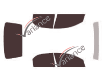 Chevrolet Aveo tinted film kit (1) Sedan 4 doors (2002 - 2011) Chevrolet Aveo tinted film kit (1) Sedan 4 doors (2002 - 2011)