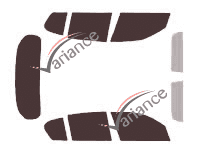 Tinted film kit Bmw Serie 1 (2) 5 doors (2011 - 2017) Tinted film kit Bmw Serie 1 (2) 5 doors (2011 - 2017)