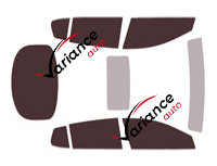 Buick Envista (1) 5-door tinted film kit (since 2024)